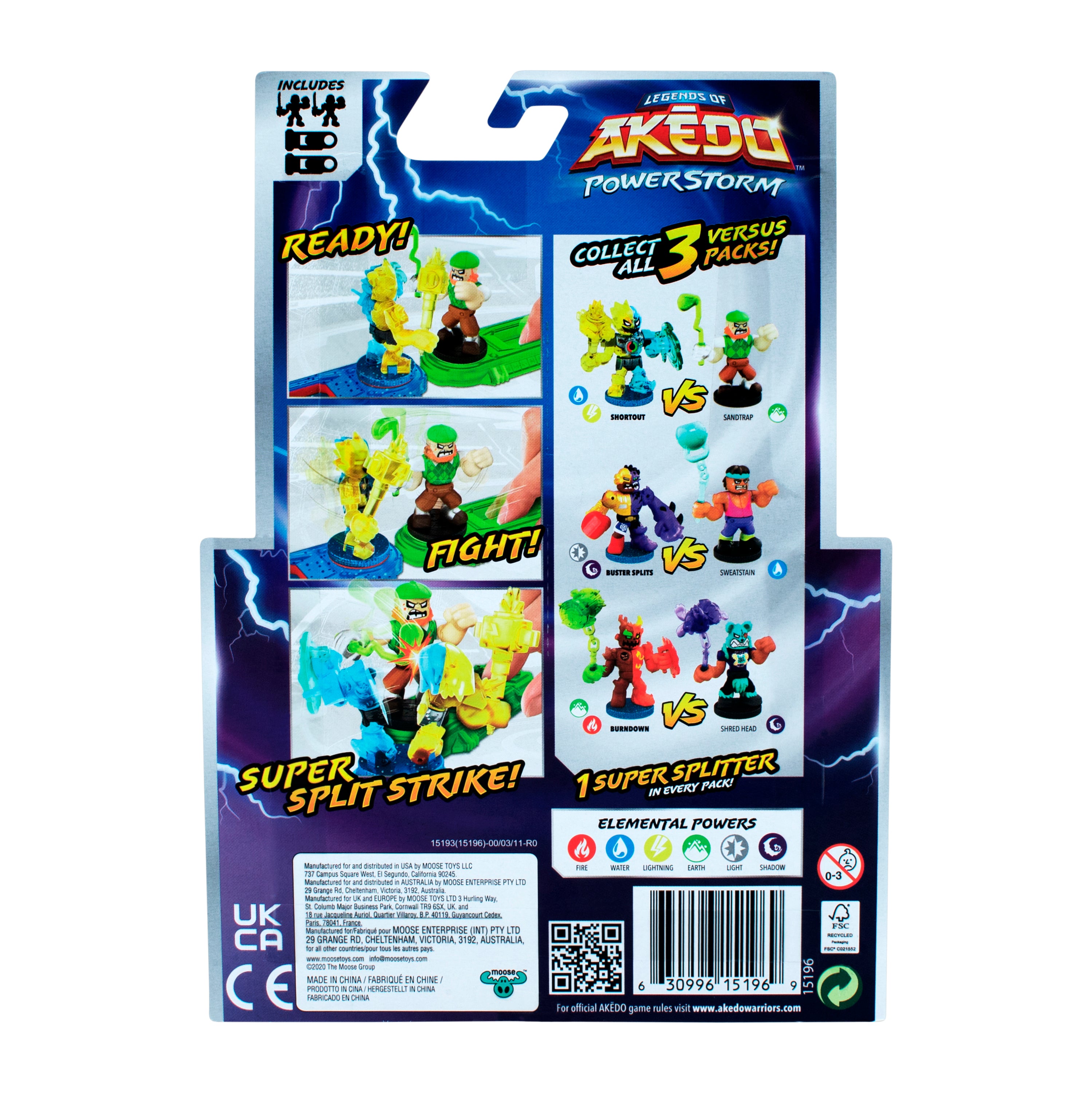 Legends of Akedo Powerstorm Versus Pack - Shortout vs Sandtrap