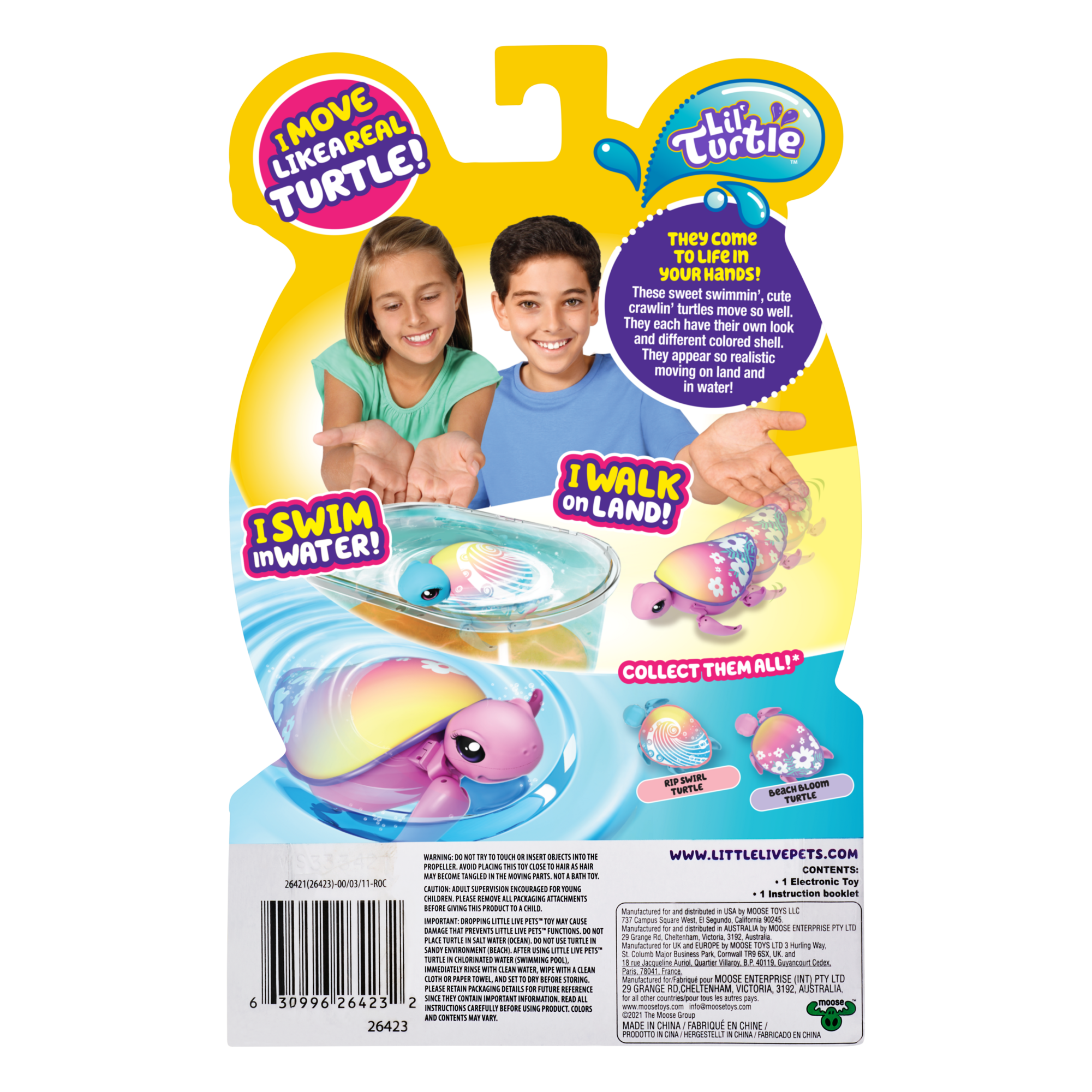 Little Live Pets Lil' Turtle Single Pack - Beach Bloom