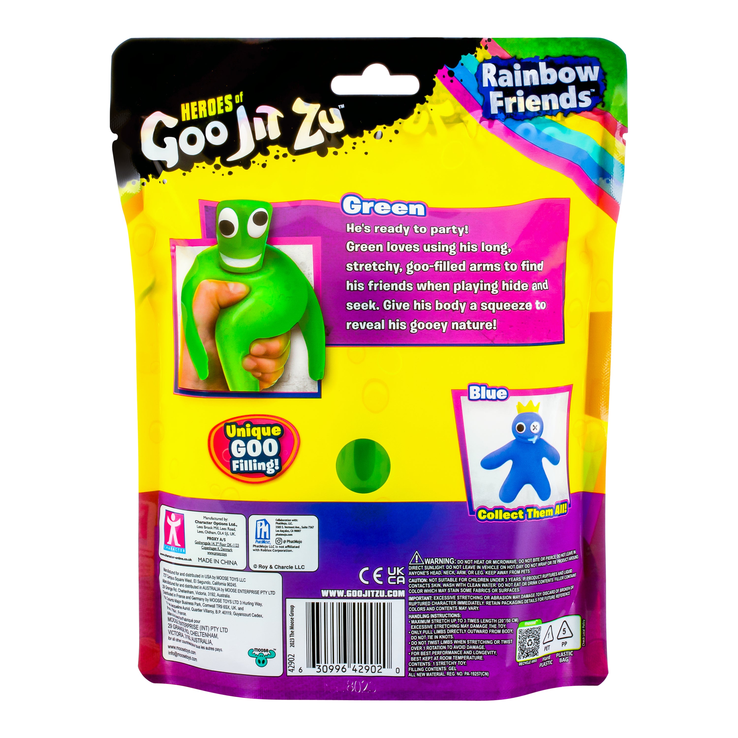 Heroes Of Goo Jit Zu Rainbow Friends Hero Pack - Green