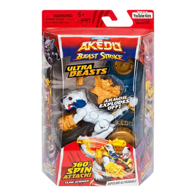 Akedo Ultra Beast Single Pack - Ripclaw Alphawolf