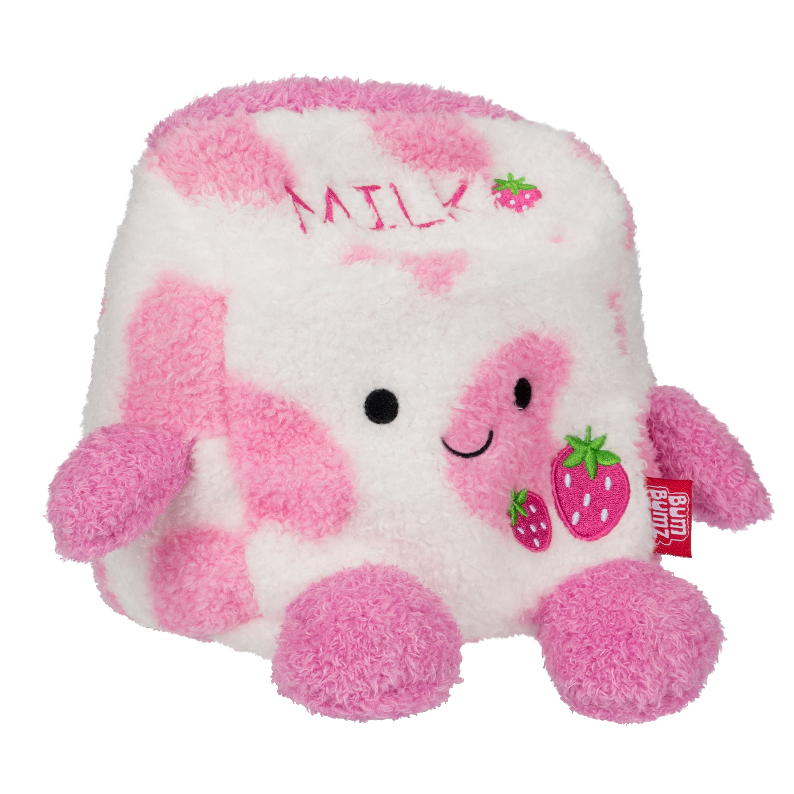 BumBumz Strawberry Milk Sunday 7.5" Plush Toy