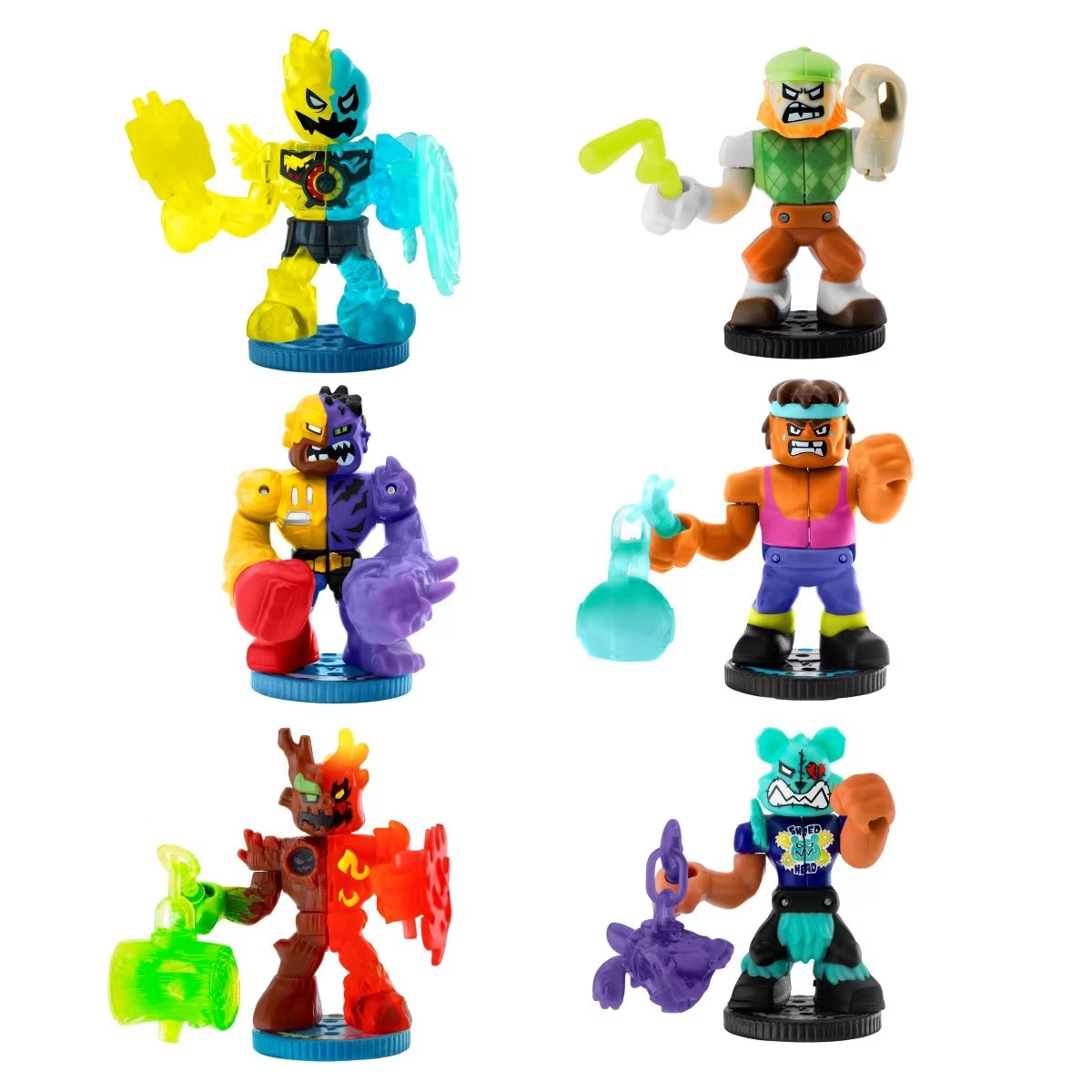 Legends of Akedo Powerstorm Versus Pack - Burn Down vs Shred Head