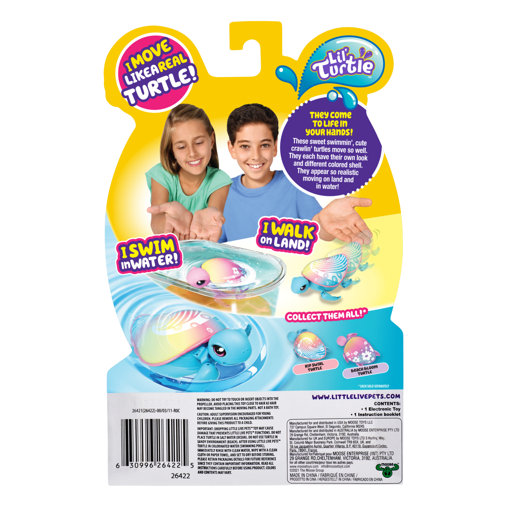 Little Live Pets Lil' Turtle Single Pack - Rip Swirl