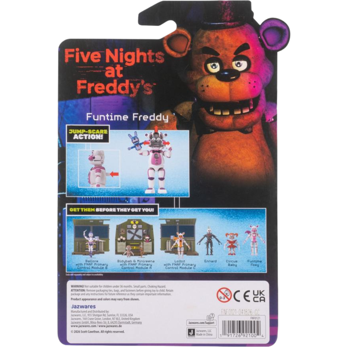 Five Nights at Freddy's - Funtime Freddy 5" Action Figure